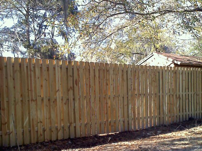 wood fence Thunderbolt Georgia