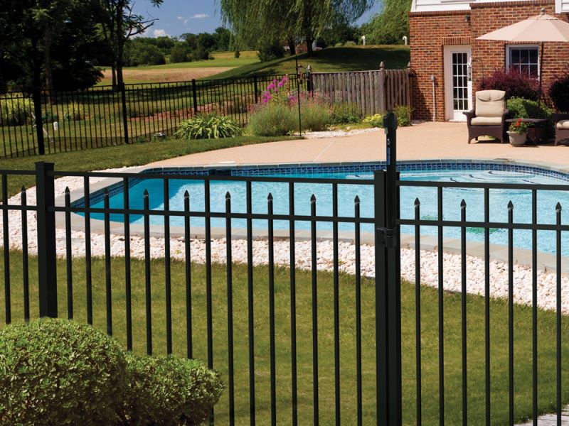 Popular Aluminum Fence Amethyst Style Selected by our Georgia and South Carolina Residents