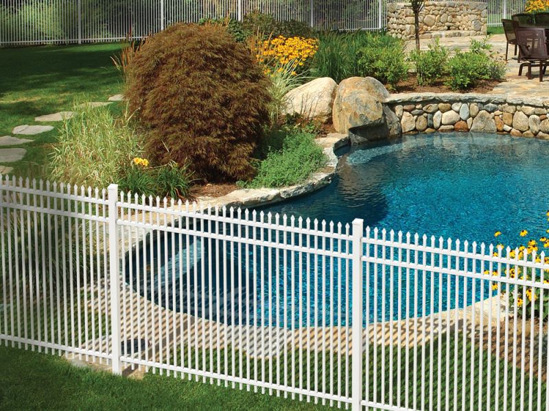 Popular Aluminum Fence Basalt Style Selected by our Georgia and South Carolina Residents