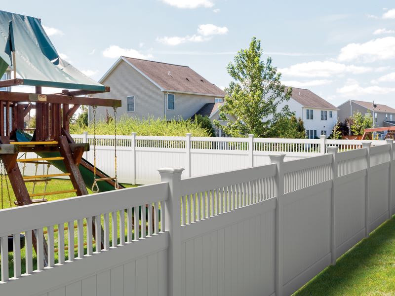 Popular Privacy vinyl Fence Juniper Style Selected by our Georgia and South Carolina Residents