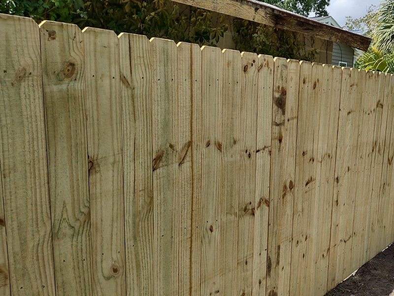 Dogear Privacy Wood Fence Style Selected by our Georgia and South Carolina Residents