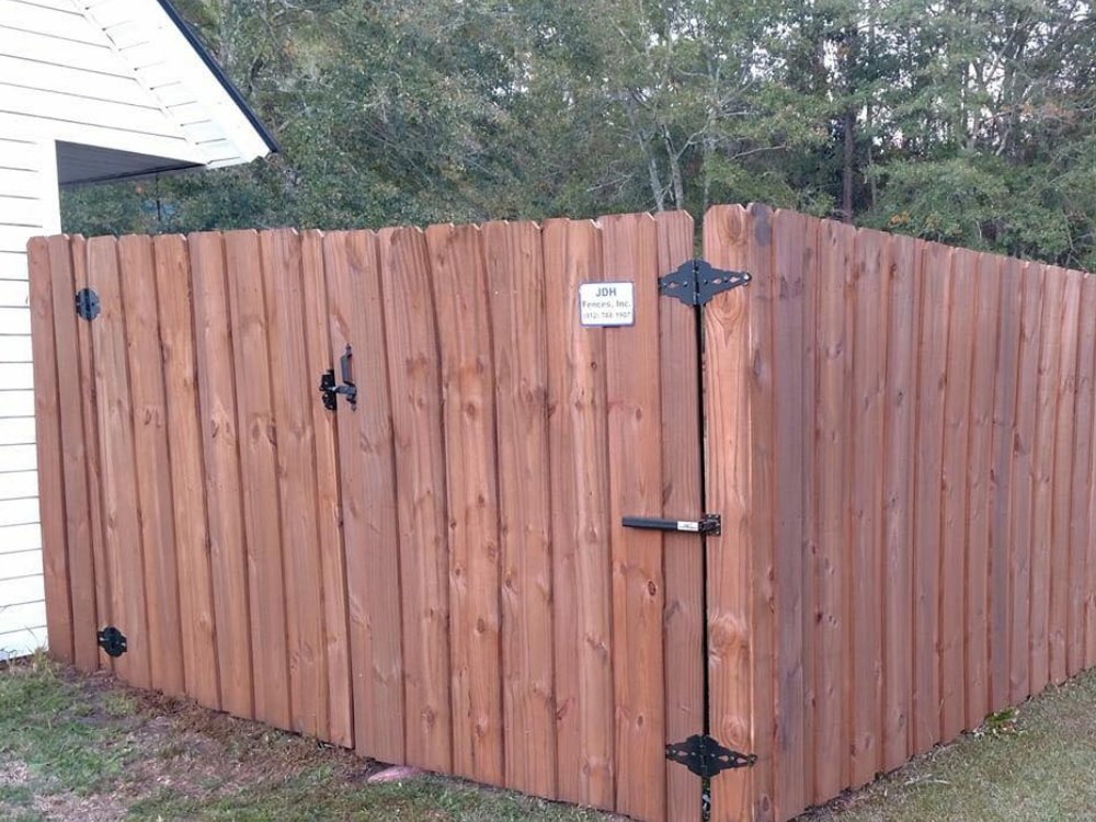 Privacy Wood fencing in Georgia