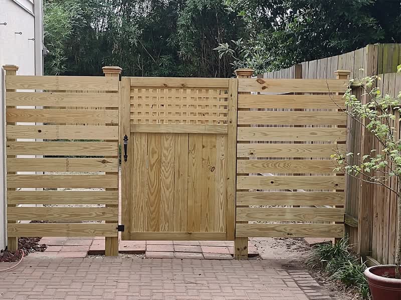 Decorative Fence Example in Port Royal South Carolina