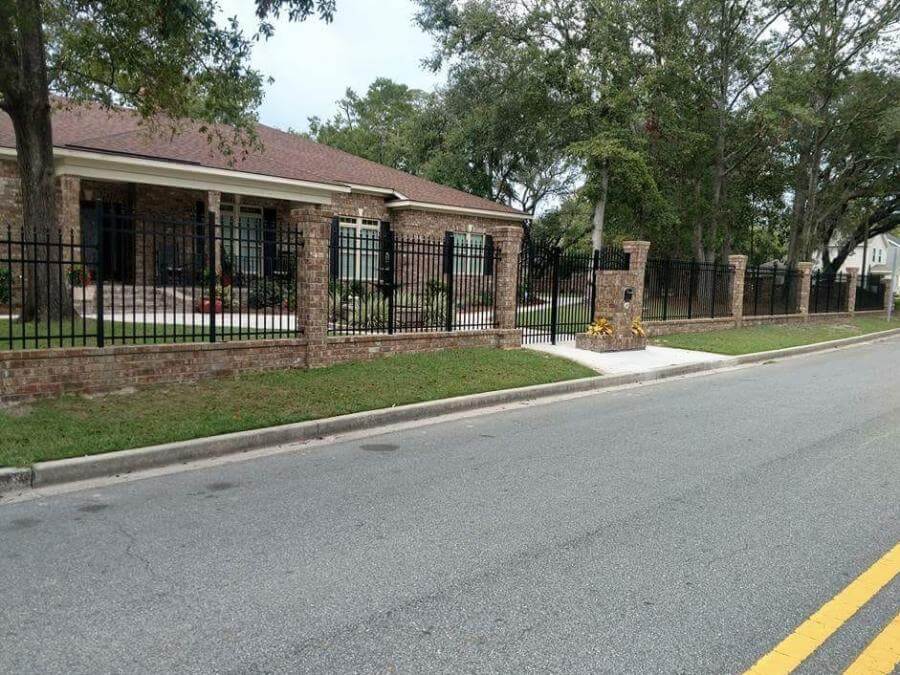 Security Fence Example in Port Royal South Carolina